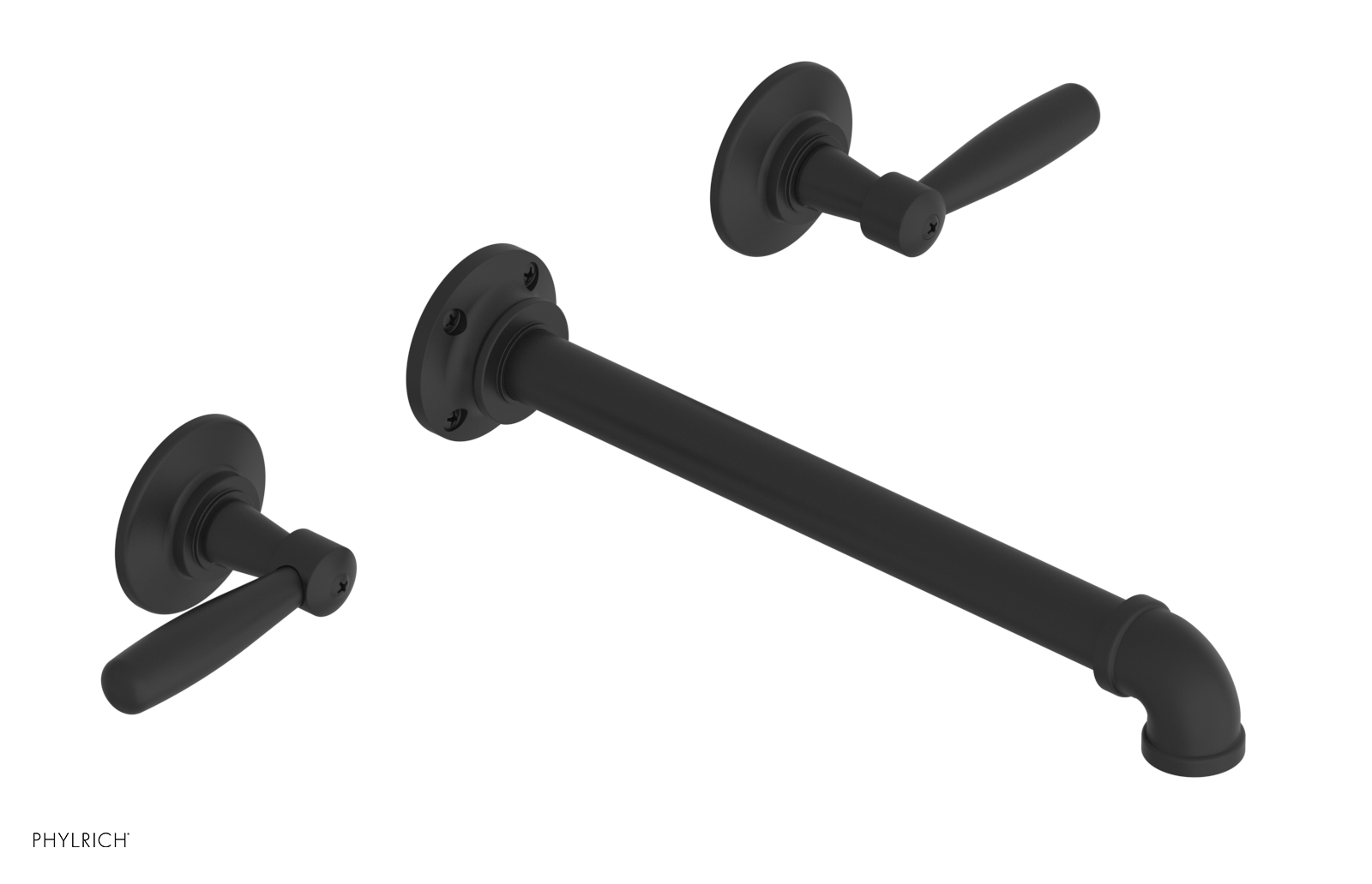 WORKS 2 Wall Lavatory Set 10" Spout - Lever Handles 221-12-10