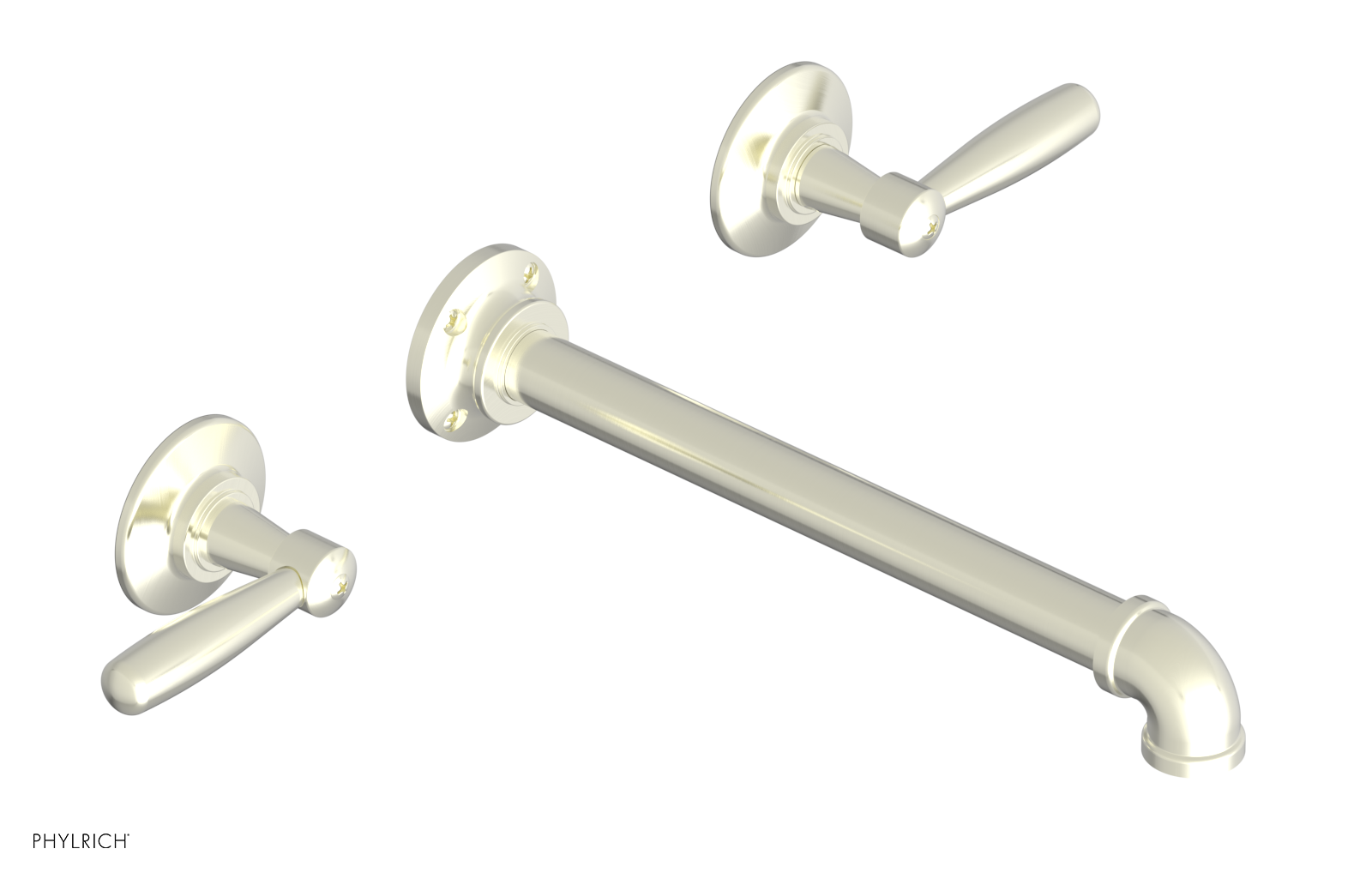 WORKS 2 Wall Lavatory Set 10" Spout - Lever Handles 221-12-10