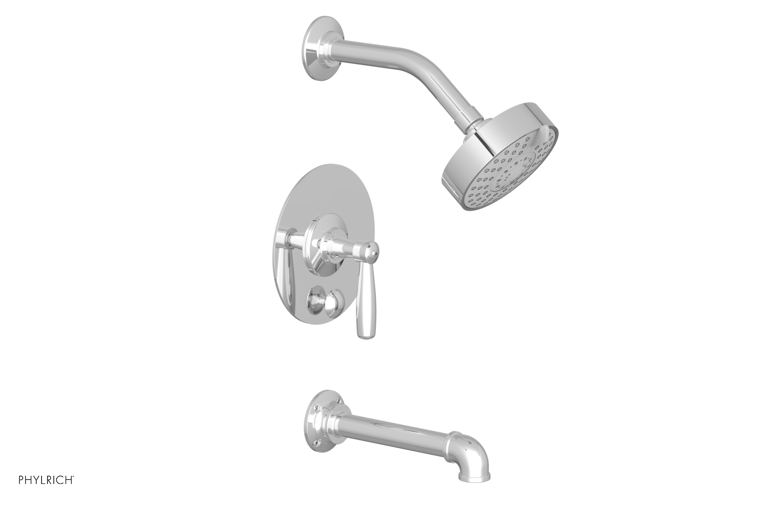WORKS 2 - Pressure Balance Tub & Shower Set - Lever Handle 221-29