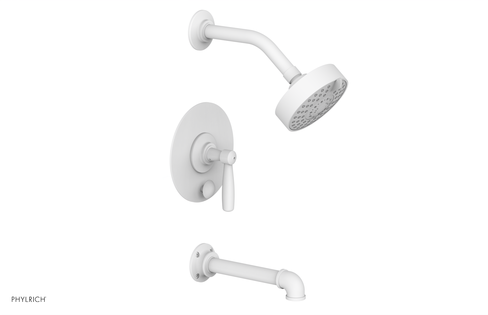 WORKS 2 - Pressure Balance Tub & Shower Set - Lever Handle 221-29
