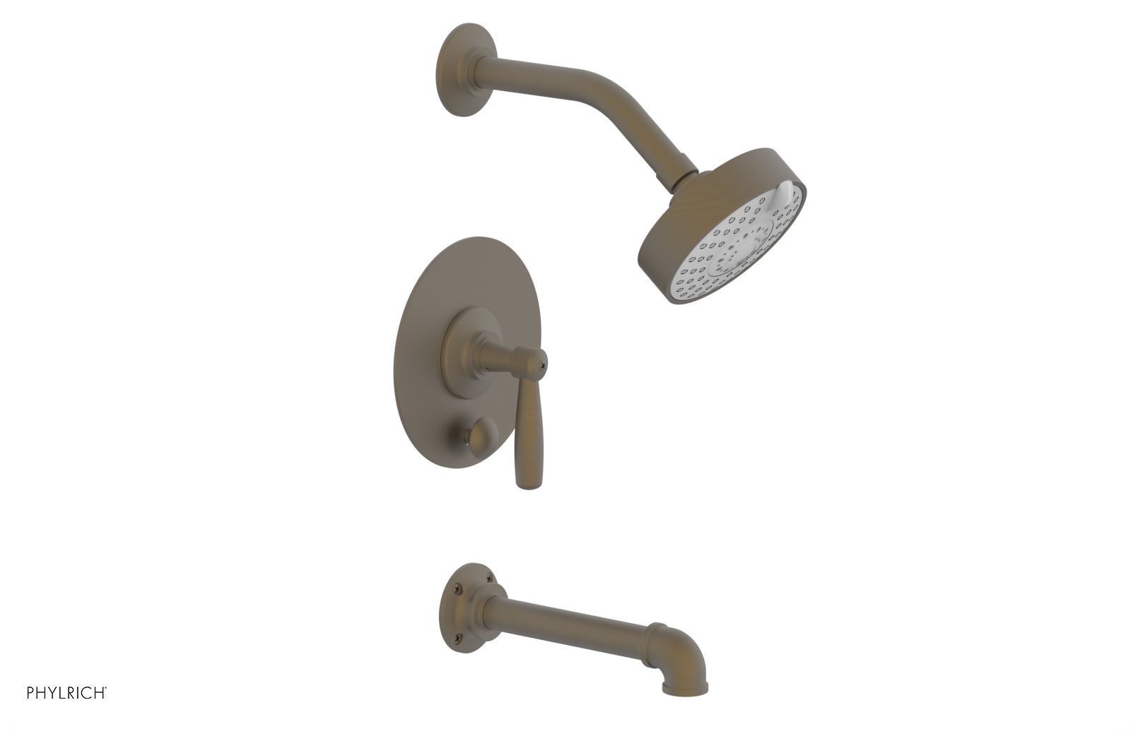 WORKS 2 - Pressure Balance Tub & Shower Set - Lever Handle 221-29