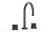 JOLIE Widespread Faucet - Round Handles with "Black" Accents 222-01