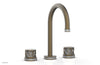 JOLIE Widespread Faucet - Round Handles with "Grey" Accents 222-01