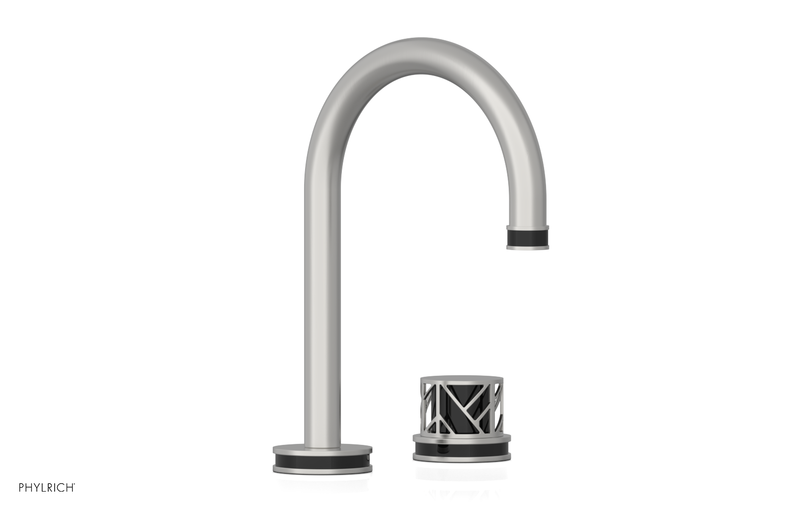 JOLIE Single Handle Faucet - Round Handle with "Black" Accents 222-06