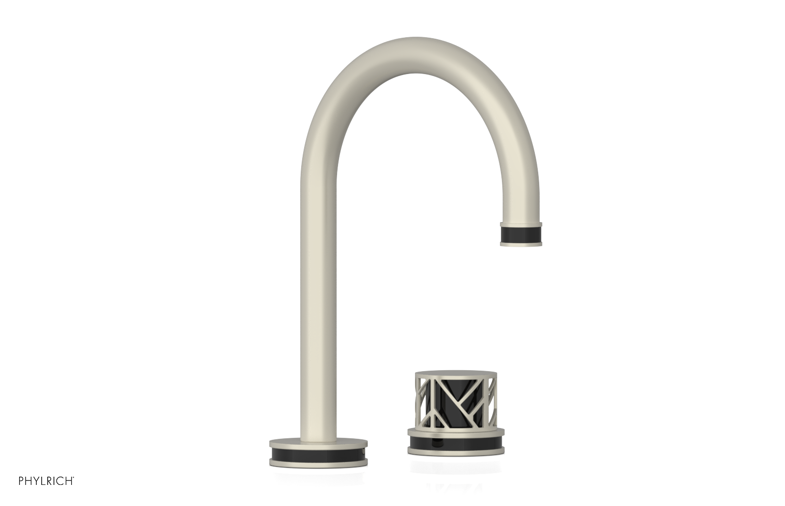 JOLIE Single Handle Faucet - Round Handle with "Black" Accents 222-06