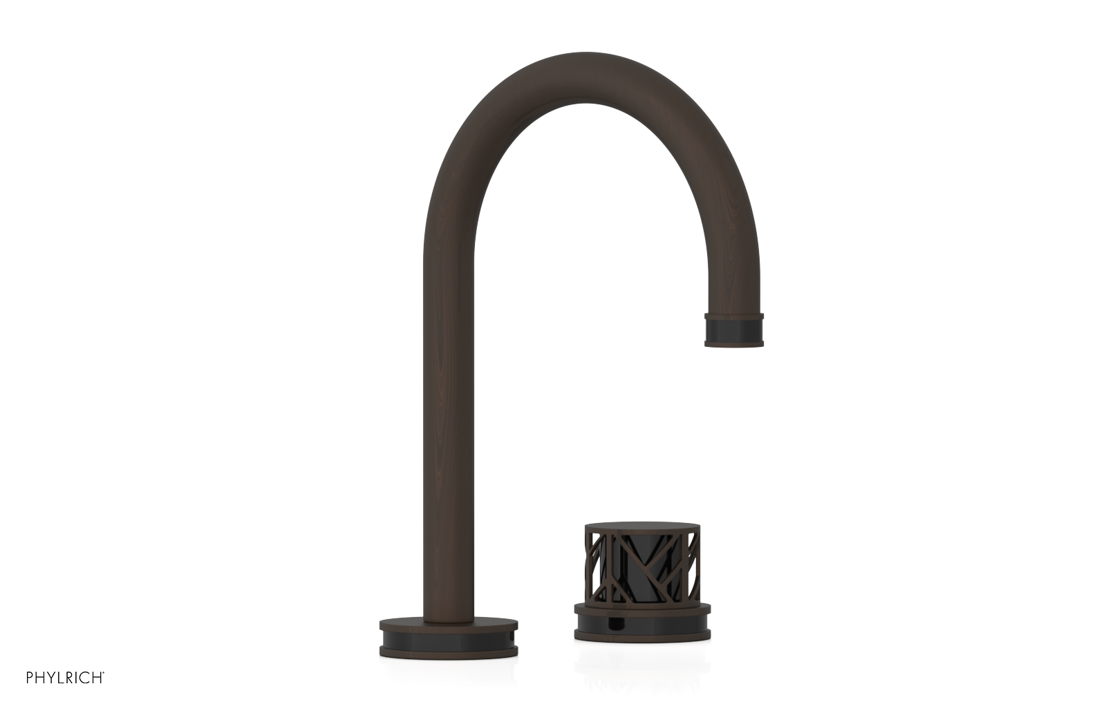 JOLIE Single Handle Faucet - Round Handle with "Black" Accents 222-06