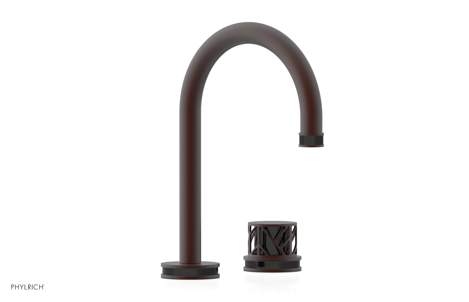 JOLIE Single Handle Faucet - Round Handle with "Black" Accents 222-06
