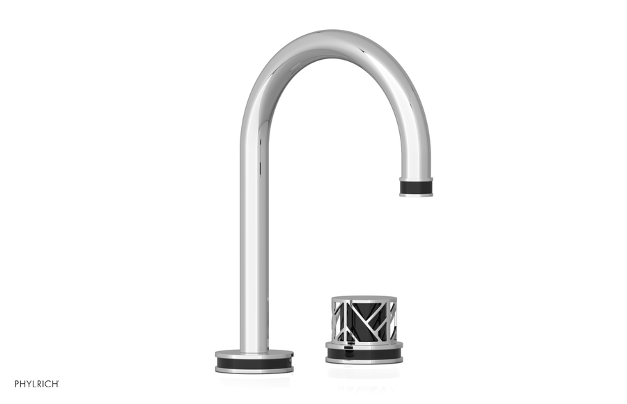 JOLIE Single Handle Faucet - Round Handle with "Black" Accents 222-06