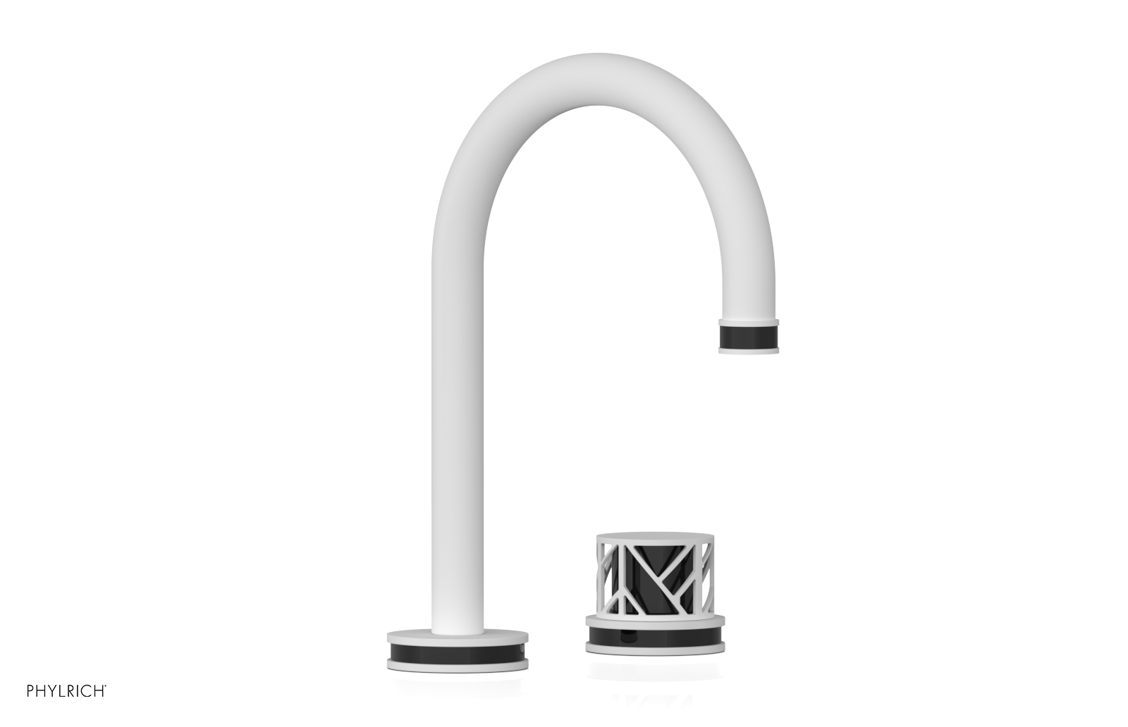 JOLIE Single Handle Faucet - Round Handle with "Black" Accents 222-06