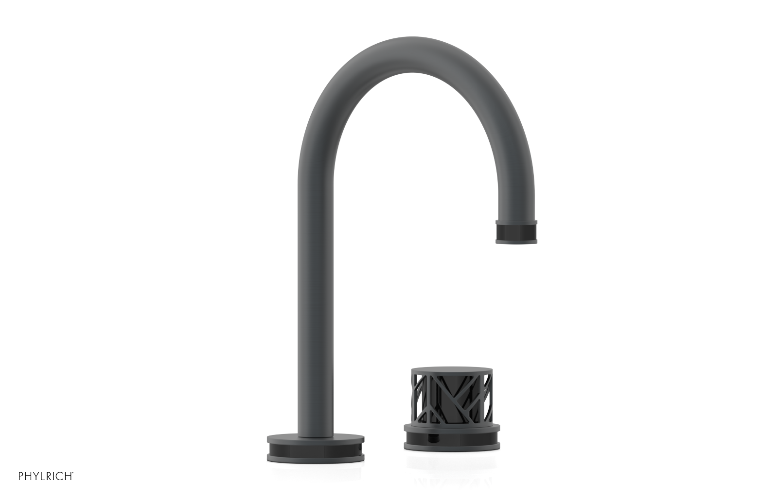 JOLIE Single Handle Faucet - Round Handle with "Black" Accents 222-06
