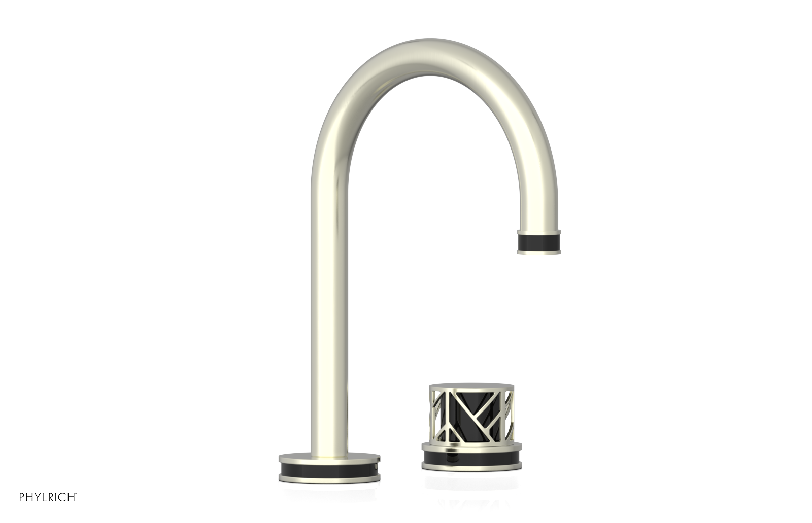 JOLIE Single Handle Faucet - Round Handle with "Black" Accents 222-06