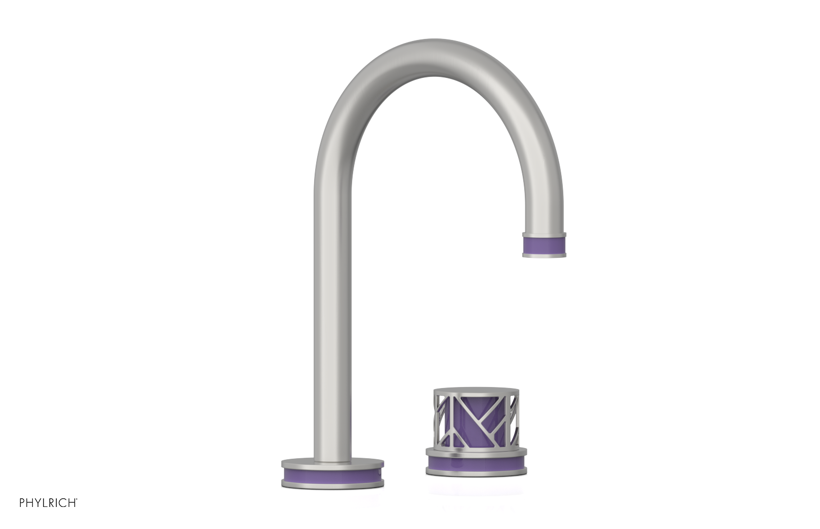JOLIE Single Handle Faucet - Round Handle with "Purple" Accents 222-06
