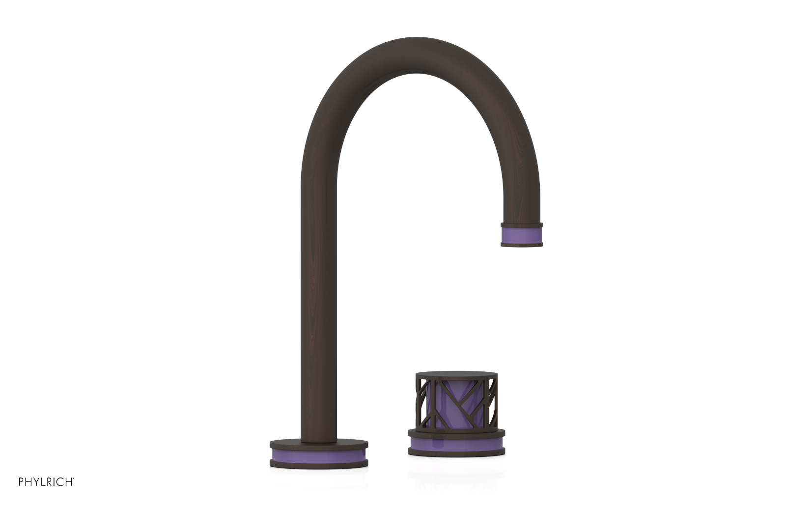 JOLIE Single Handle Faucet - Round Handle with "Purple" Accents 222-06