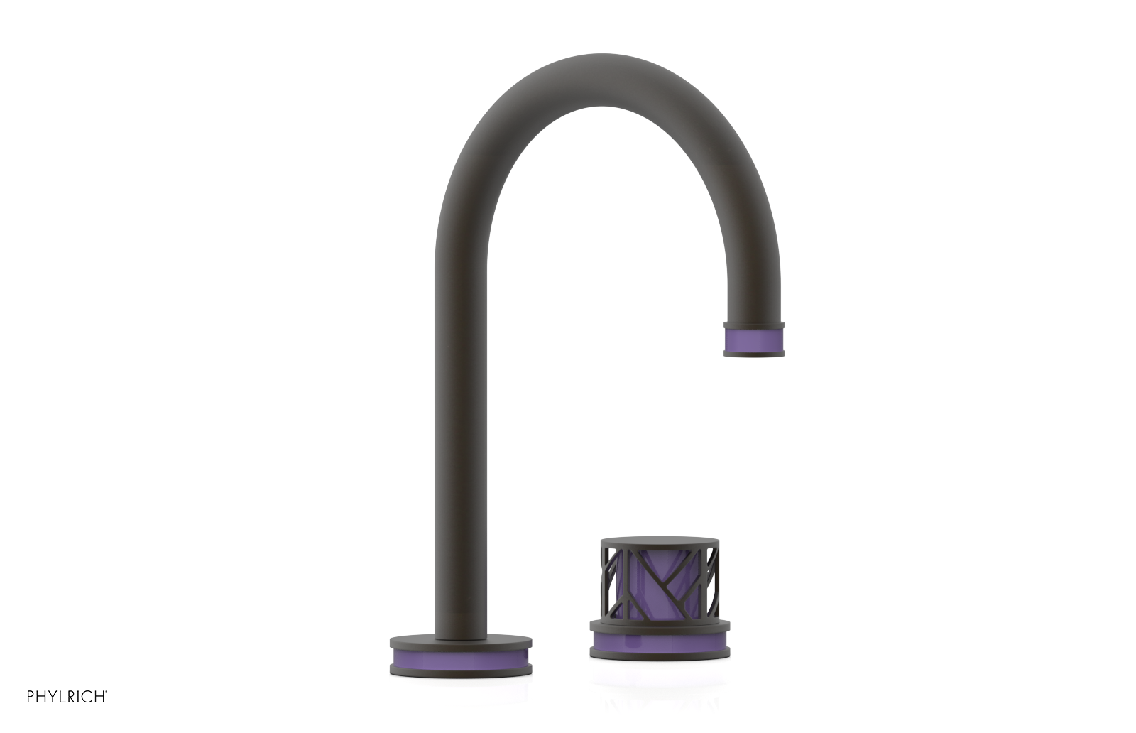 JOLIE Single Handle Faucet - Round Handle with "Purple" Accents 222-06