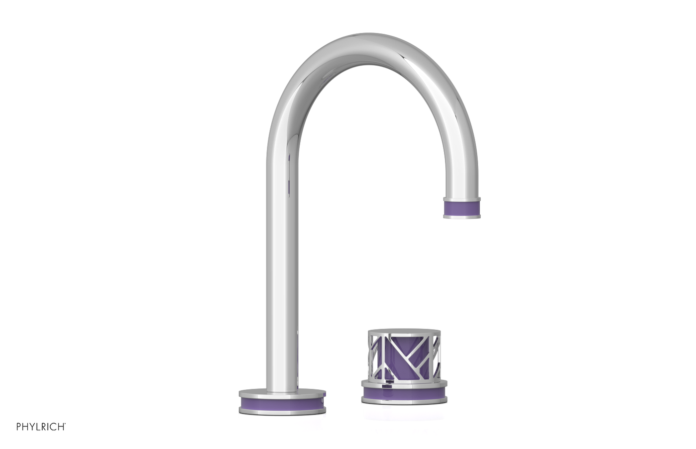 JOLIE Single Handle Faucet - Round Handle with "Purple" Accents 222-06
