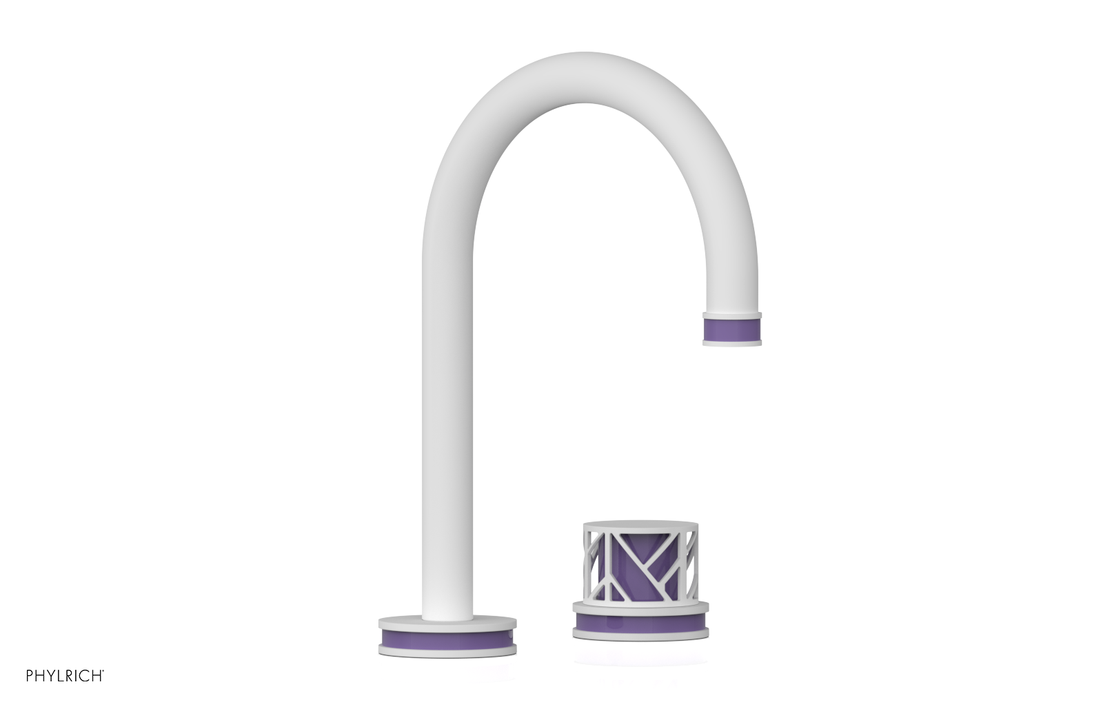 JOLIE Single Handle Faucet - Round Handle with "Purple" Accents 222-06