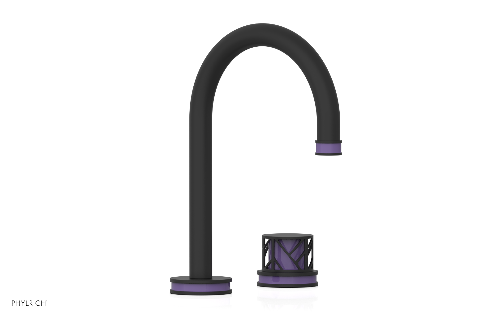 JOLIE Single Handle Faucet - Round Handle with "Purple" Accents 222-06
