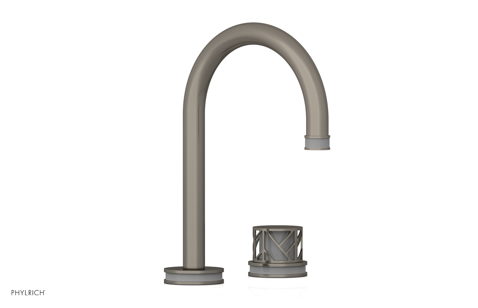 JOLIE Single Handle Faucet - Round Handle with "Grey" Accents 222-06