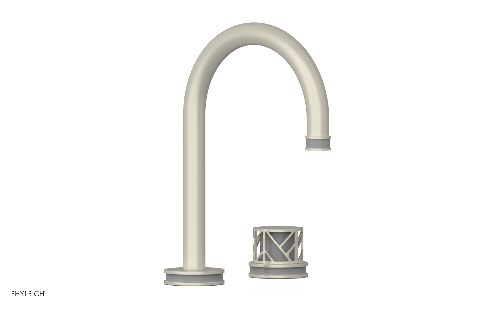 JOLIE Single Handle Faucet - Round Handle with "Grey" Accents 222-06