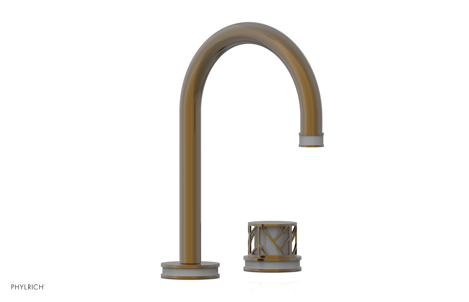 JOLIE Single Handle Faucet - Round Handle with "Grey" Accents 222-06