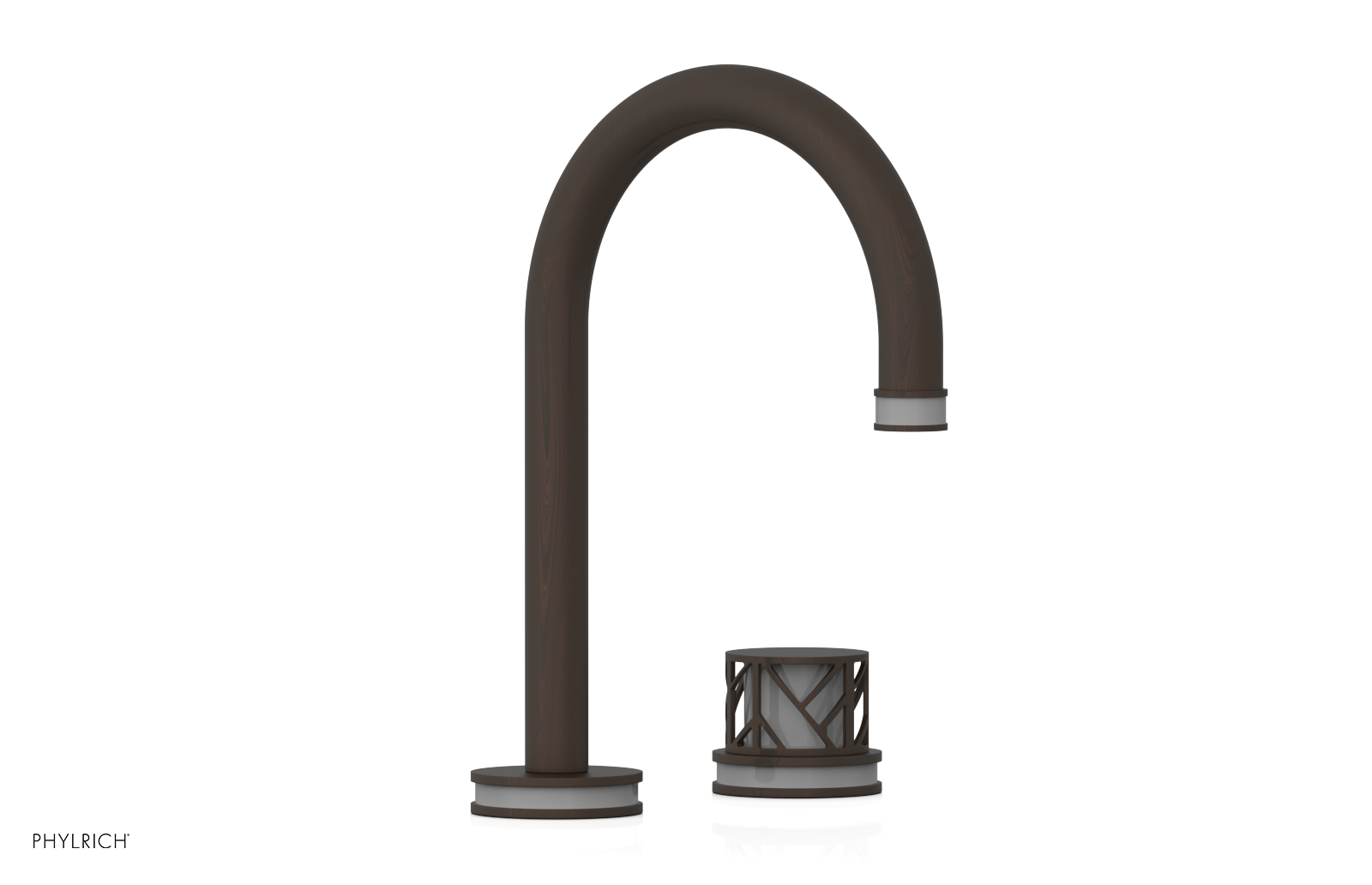 JOLIE Single Handle Faucet - Round Handle with "Grey" Accents 222-06