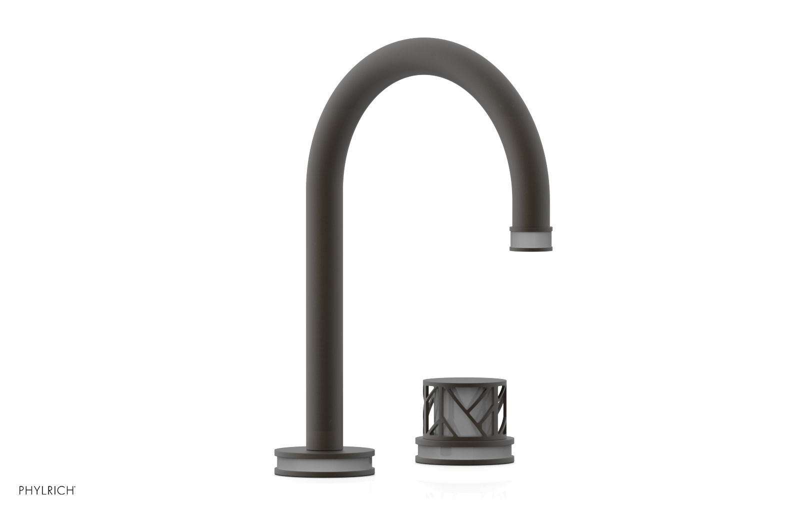 JOLIE Single Handle Faucet - Round Handle with "Grey" Accents 222-06
