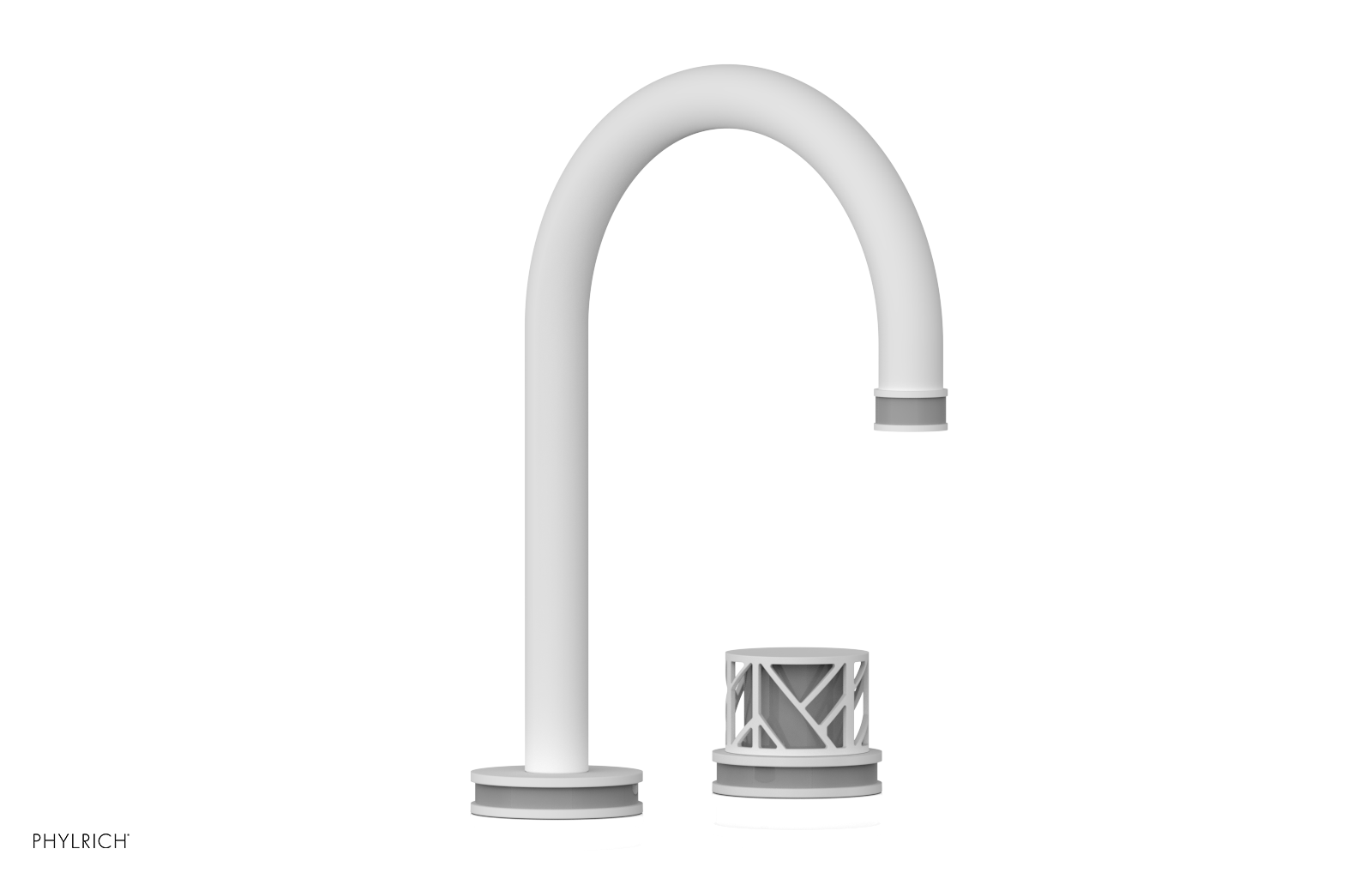 JOLIE Single Handle Faucet - Round Handle with "Grey" Accents 222-06