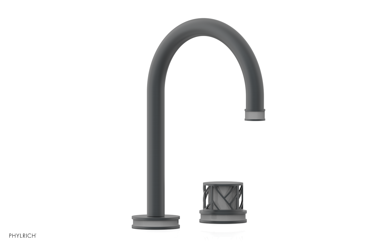 JOLIE Single Handle Faucet - Round Handle with "Grey" Accents 222-06