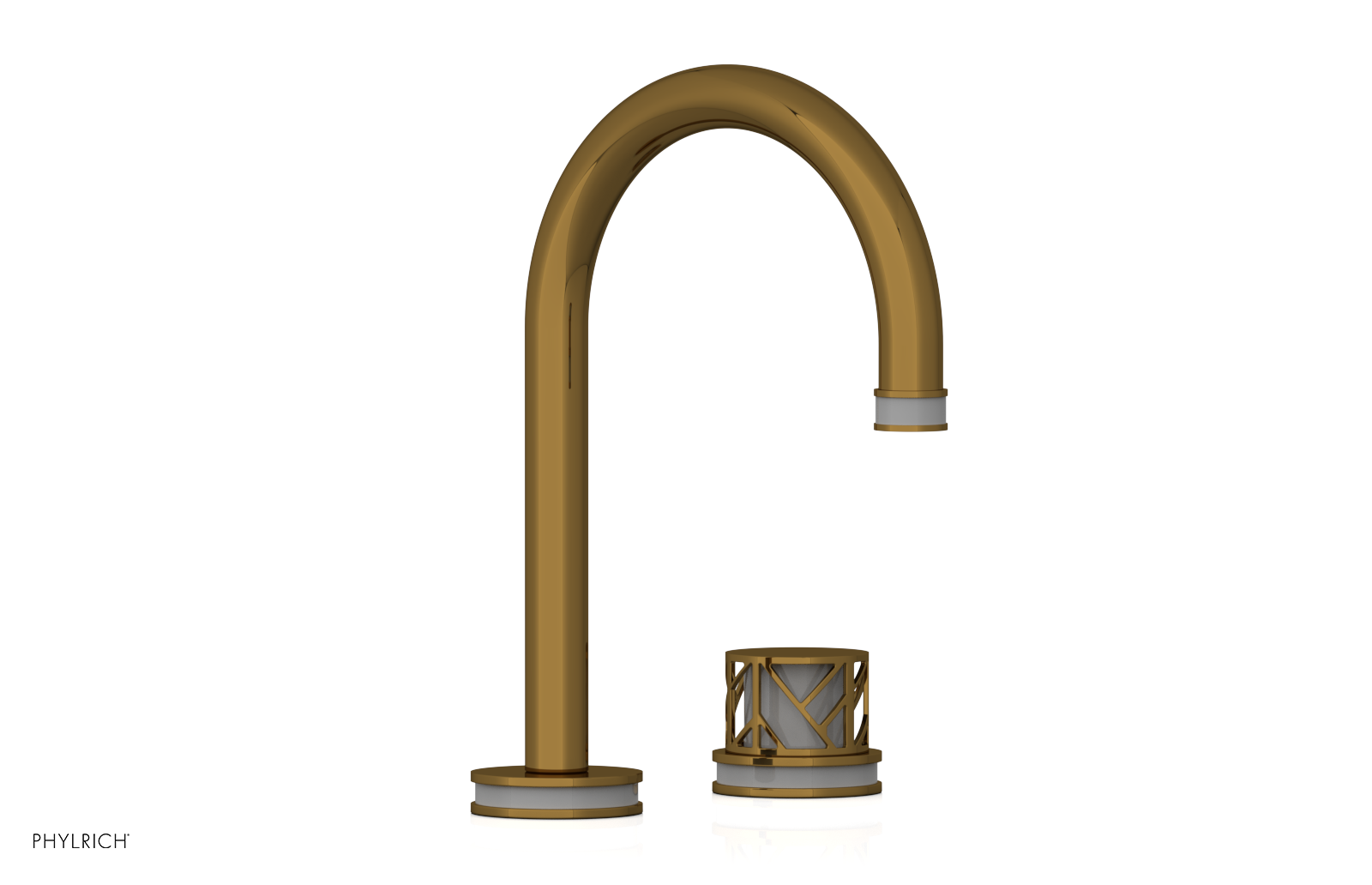 JOLIE Single Handle Faucet - Round Handle with "Grey" Accents 222-06
