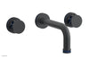JOLIE Wall Tub Set - Round Handles with "Navy Blue" Accents 222-56