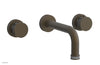 JOLIE Wall Tub Set - Round Handles with "Grey" Accents 222-56