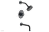 JOLIE Pressure Balance Tub and Shower Set - Round Handle wth "Light Blue" Accents 222-26