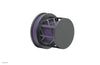 JOLIE Volume Control/Diverter Trim - Round Handle with "Purple" Accents 222-35