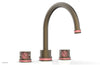 JOLIE Deck Tub Set - Round Handles with "Pink" Accents 222-40