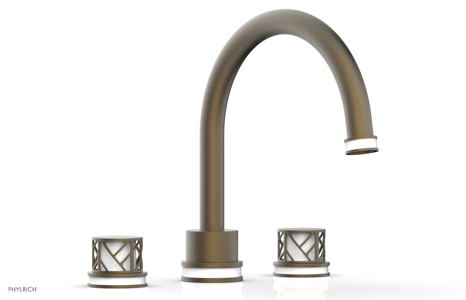 JOLIE Deck Tub Set - Round Handles with "White" Accents 222-40