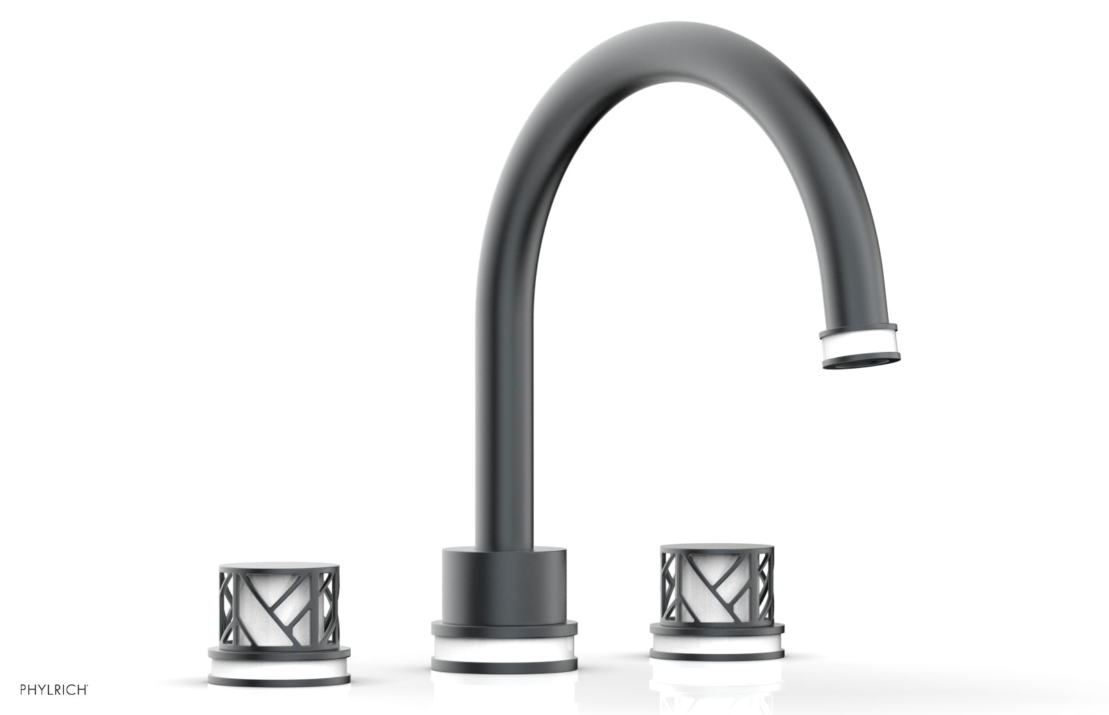 JOLIE Deck Tub Set - Round Handles with "White" Accents 222-40