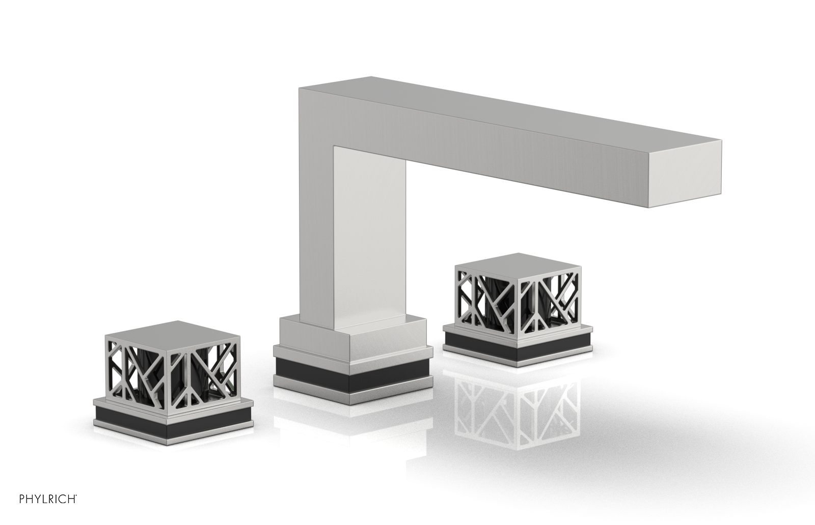 JOLIE Deck Tub Set - Square Handles with "Black" Accents 222-41