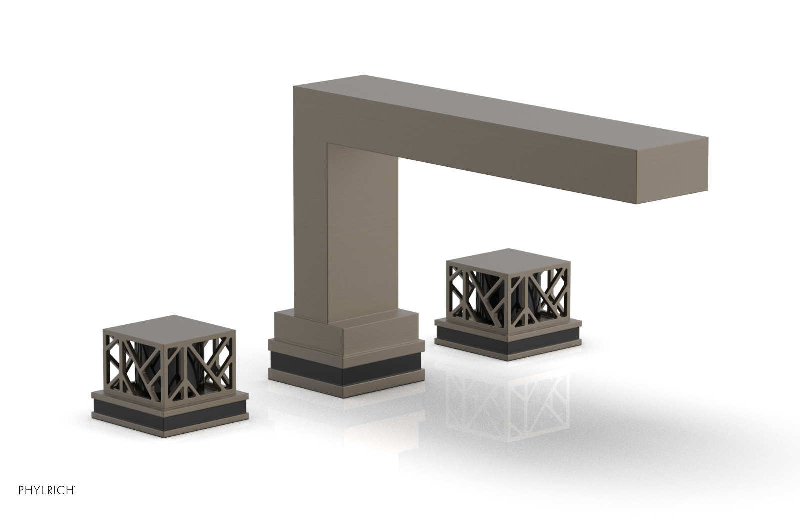 JOLIE Deck Tub Set - Square Handles with "Black" Accents 222-41