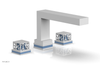 JOLIE Deck Tub Set - Square Handles with "Light Blue" Accents 222-41