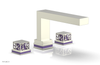 JOLIE Deck Tub Set - Square Handles with "Purple" Accents 222-41