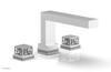 JOLIE Deck Tub Set - Square Handles with "Grey" Accents 222-41