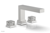 JOLIE Deck Tub Set - Square Handles with "White" Accents 222-41