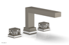 JOLIE Deck Tub Set - Square Handles with "White" Accents 222-41