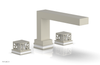 JOLIE Deck Tub Set - Square Handles with "White" Accents 222-41