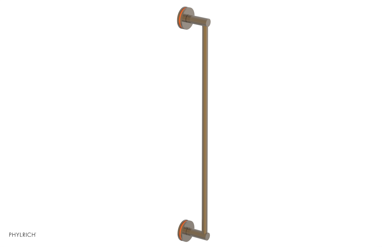 JOLIE - 24" Towel Bar with "Orange" Accents 222-71
