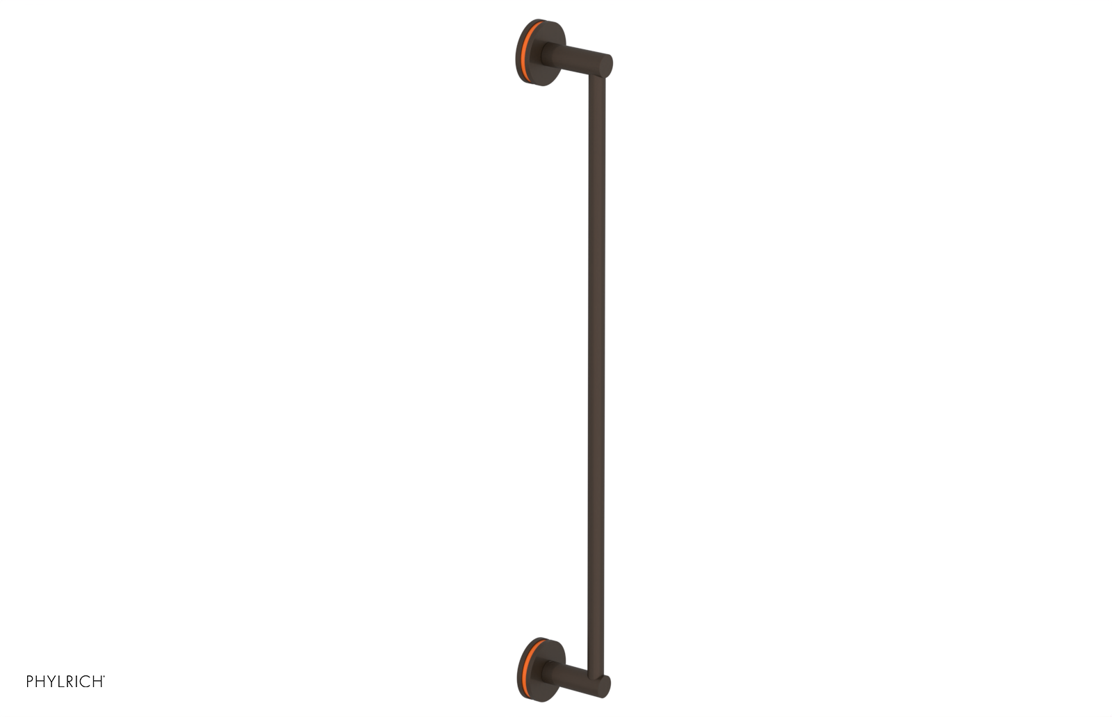 JOLIE - 24" Towel Bar with "Orange" Accents 222-71