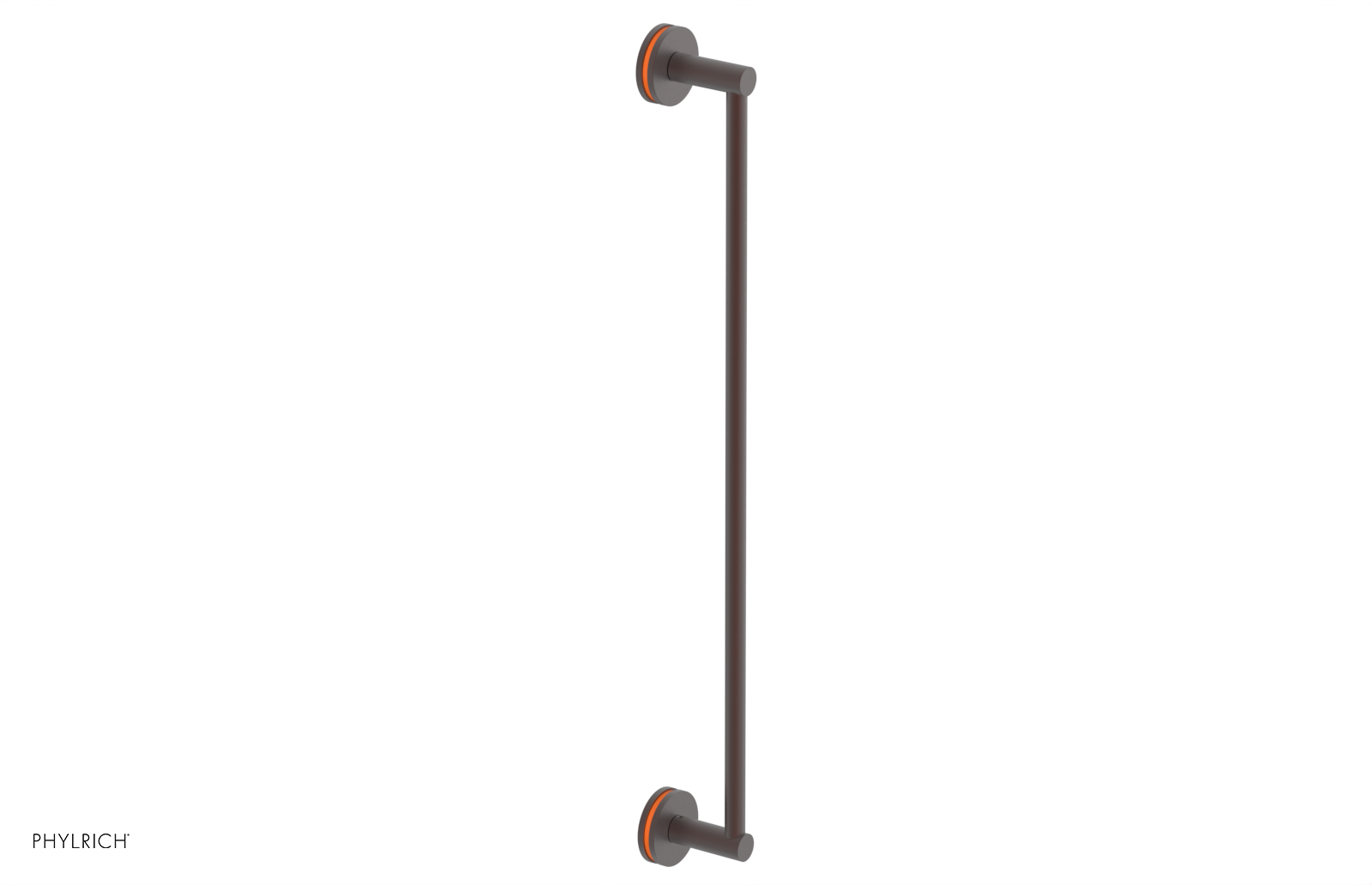 JOLIE - 24" Towel Bar with "Orange" Accents 222-71