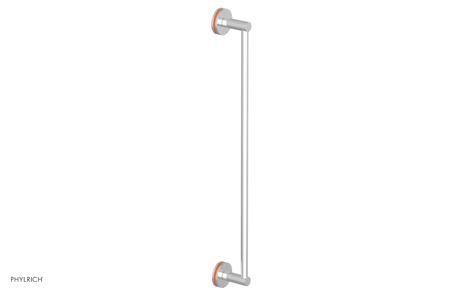 JOLIE - 24" Towel Bar with "Orange" Accents 222-71