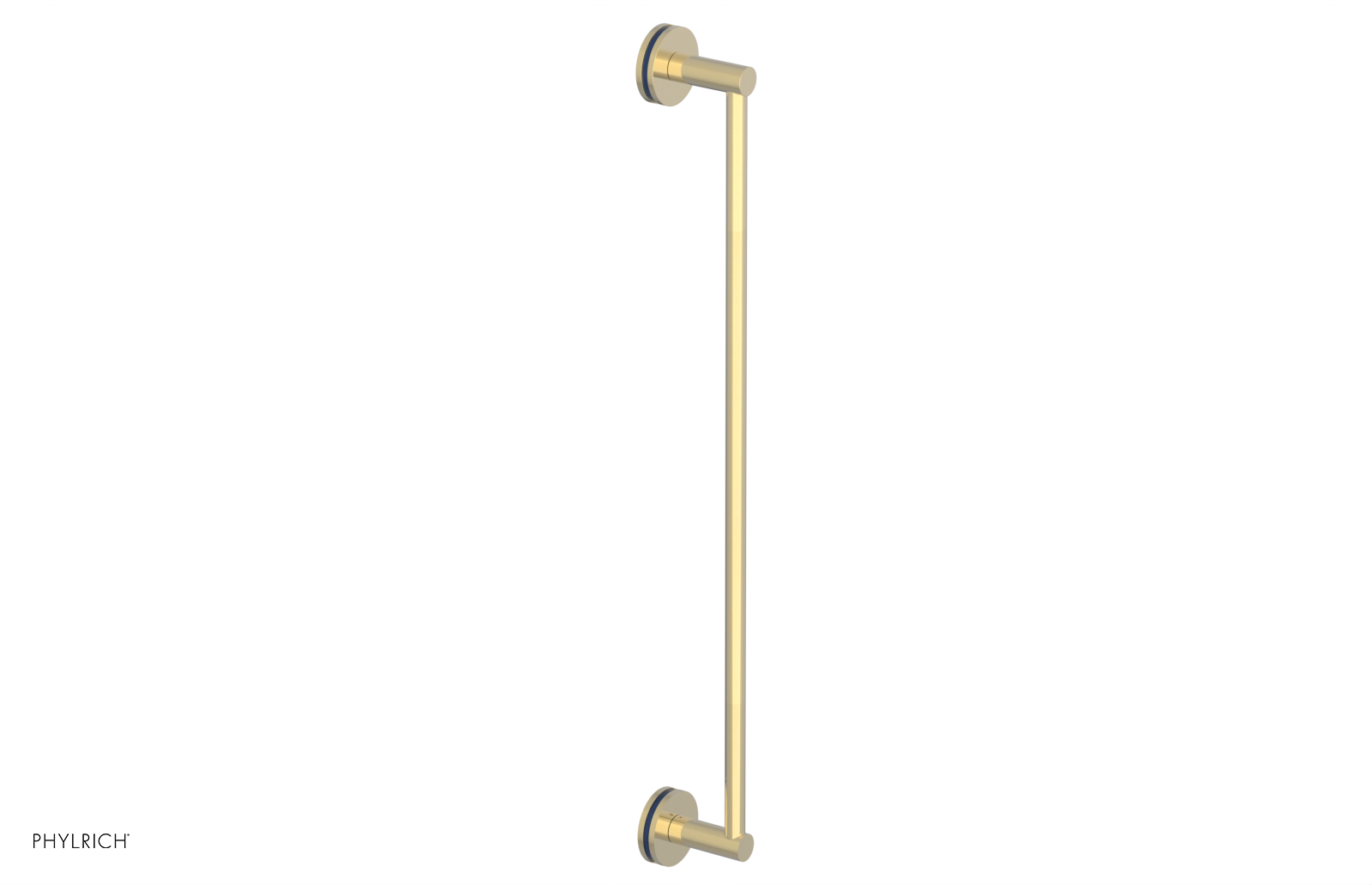 JOLIE - 24" Towel Bar with "Navy Blue" Accents 222-71