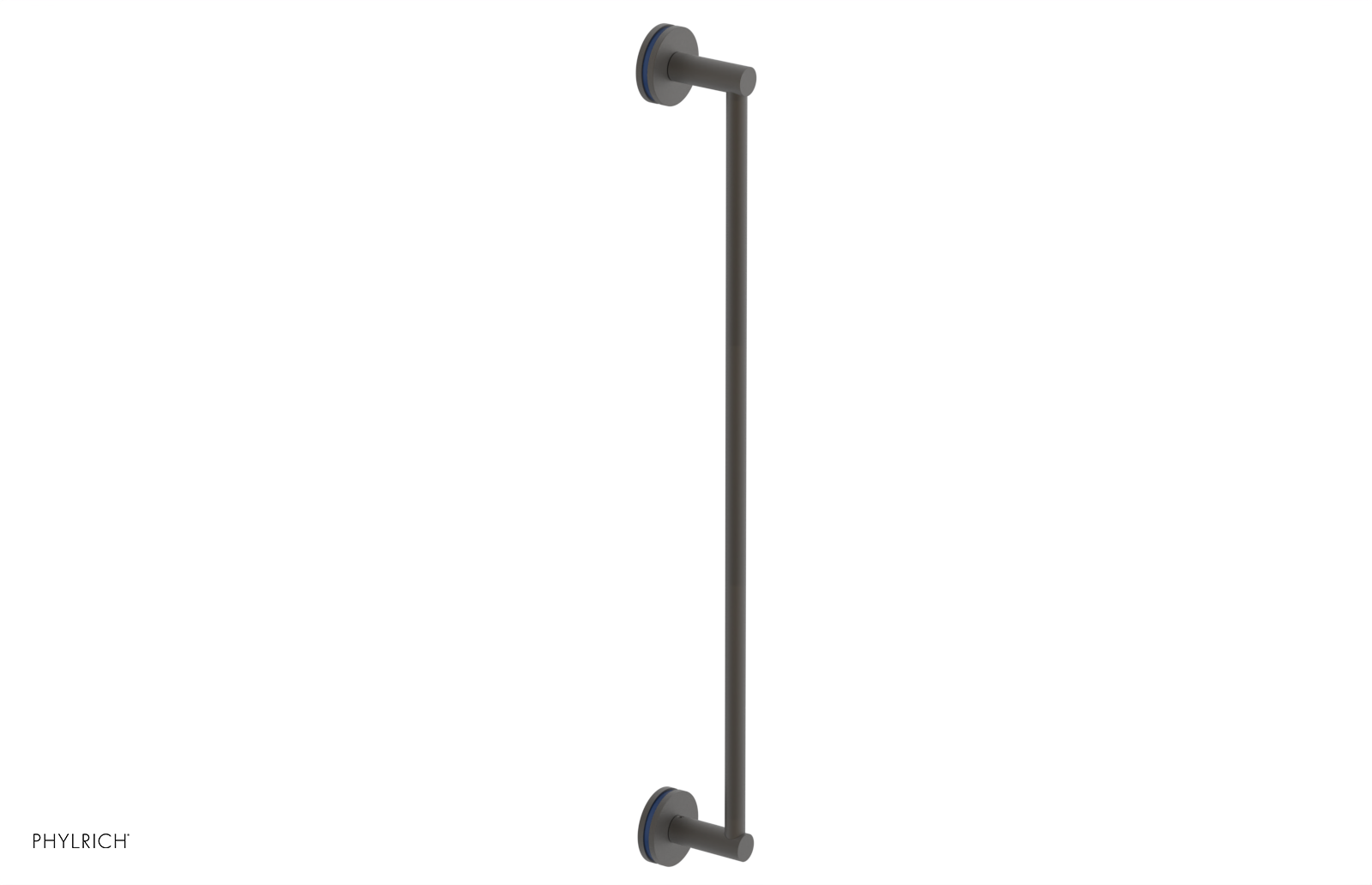 JOLIE - 24" Towel Bar with "Navy Blue" Accents 222-71